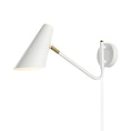 Contemporary Hoxton Wall Sconce with Conical Shade - Single Light
