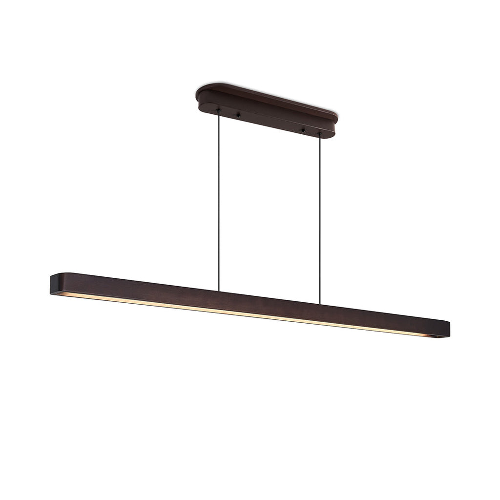 Japanese Minimalist Linear Pendant Light for Island Ceilings