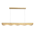 Luxury Gold Pendant Light with Resin Crystal Shade