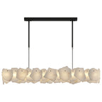 Premium LED Cloud Stone Chandelier with Full Copper Ceiling Fixture