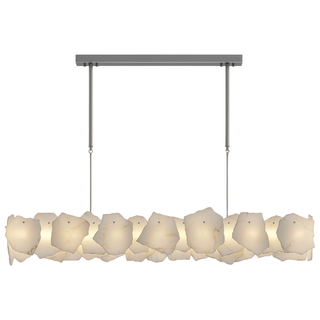 Premium LED Cloud Stone Chandelier with Full Copper Ceiling Fixture