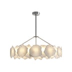 Premium LED Cloud Stone Chandelier with Full Copper Ceiling Fixture