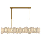 Premium LED Cloud Stone Chandelier with Full Copper Ceiling Fixture
