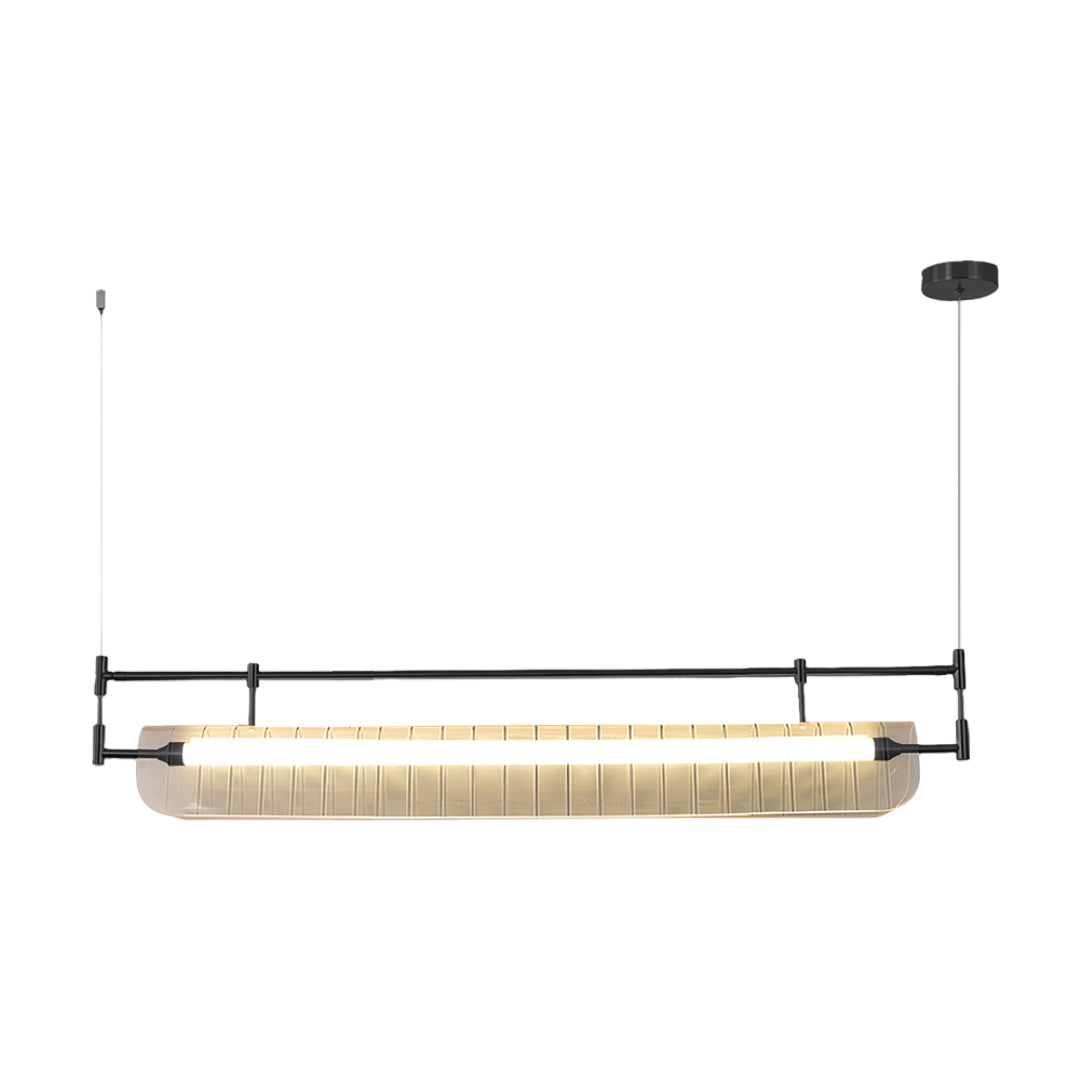 Nordic Minimalist Linear Pendant Ceiling Light - Long Strip Design