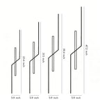 Sleek Modern LED Wall Sconce - Minimalist Decorative Light