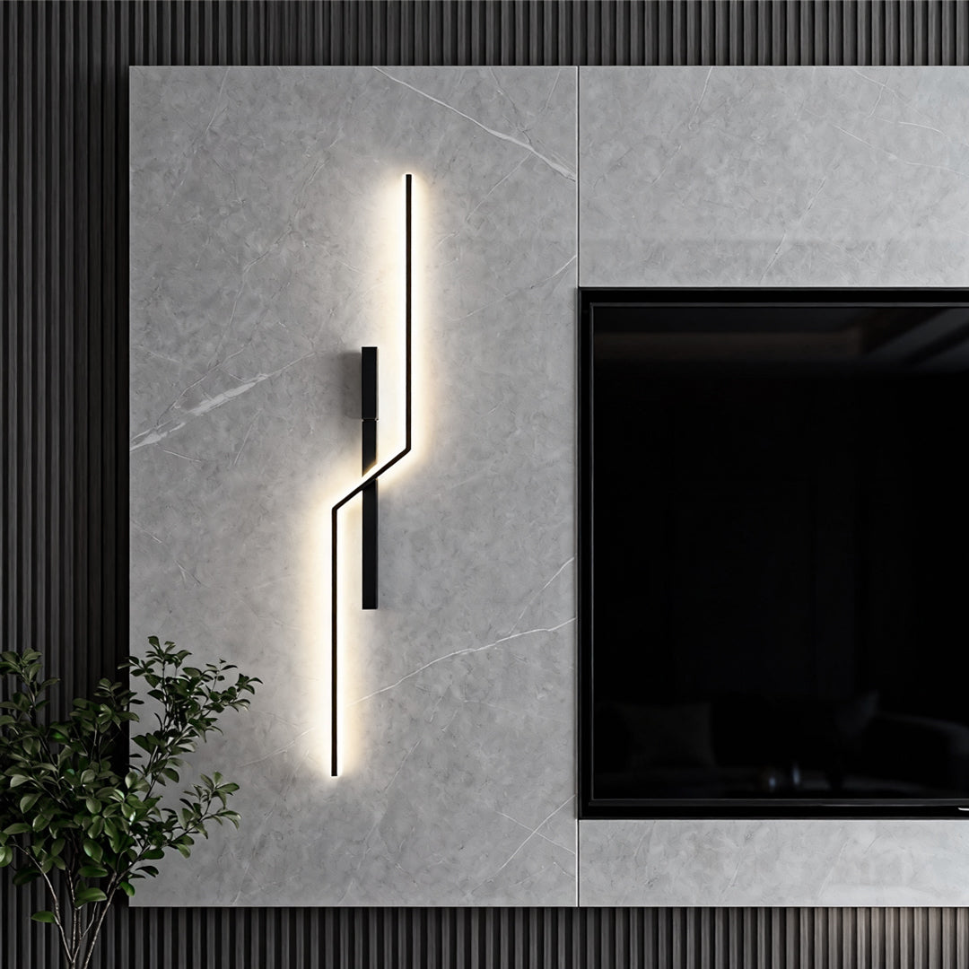 Sleek Modern LED Wall Sconce - Minimalist Decorative Light