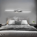Contemporary Black Aluminum Linear Wall Sconce