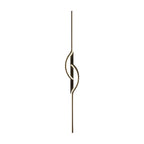 Contemporary Black Aluminum Linear Wall Sconce