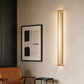 Modern Black Linear LED Wall Sconce - Premium Iron Design