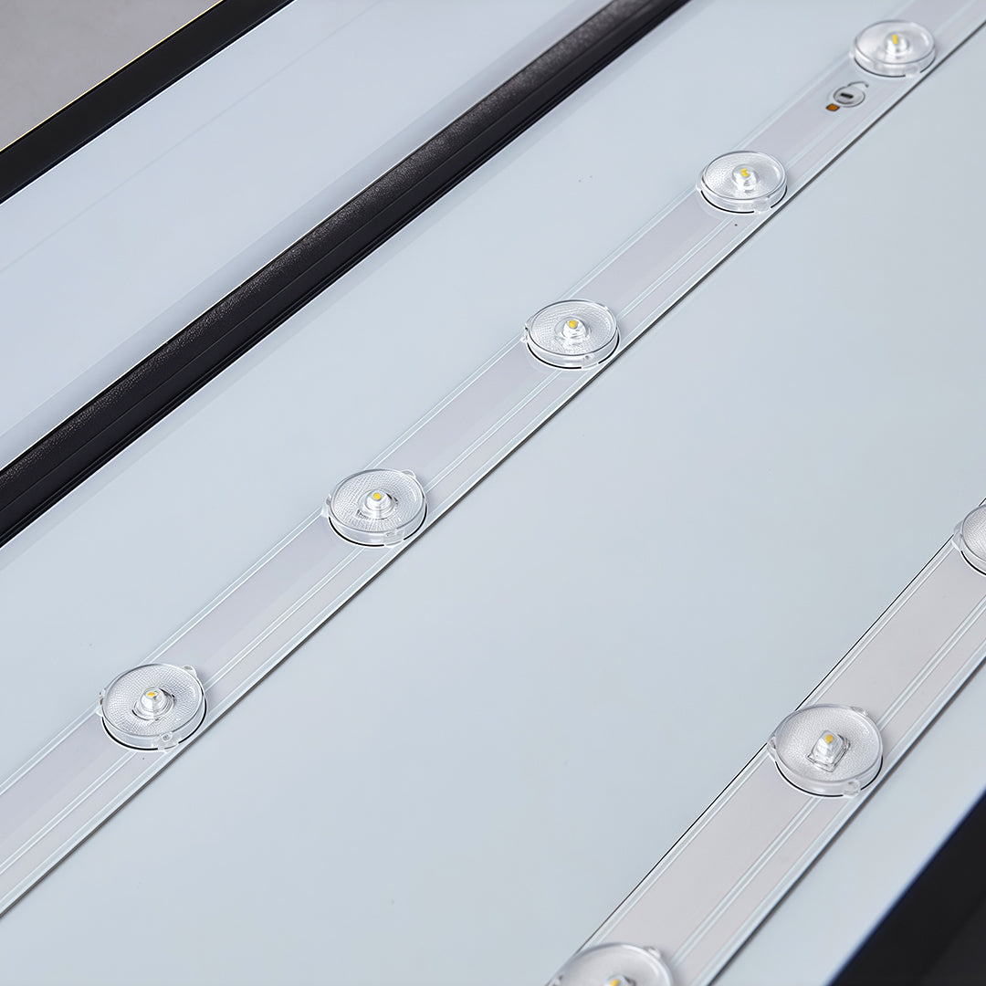 Modern Minimalist LED Rectangular Chandelier Ceiling Light