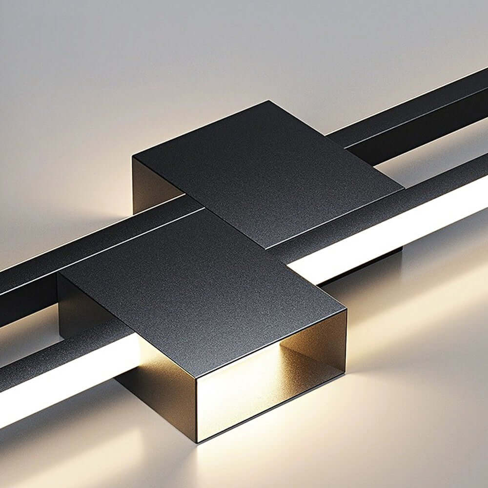 Premium Modern Iron LED Linear Wall Light - Horizontal & Vertical Mount