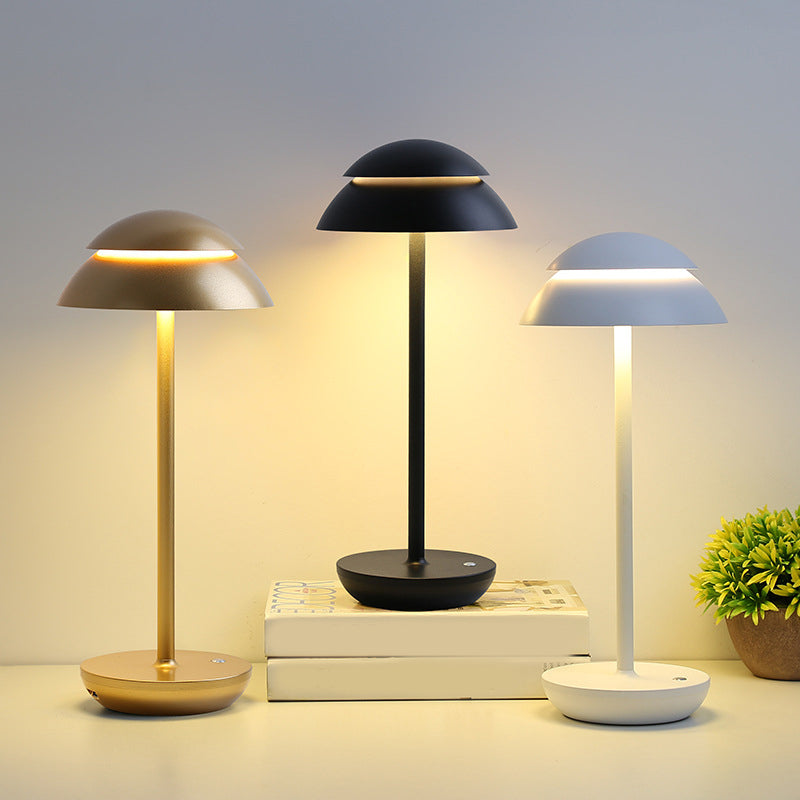Contemporary LED Mushroom Table Lamp for Elegant Home Decor
