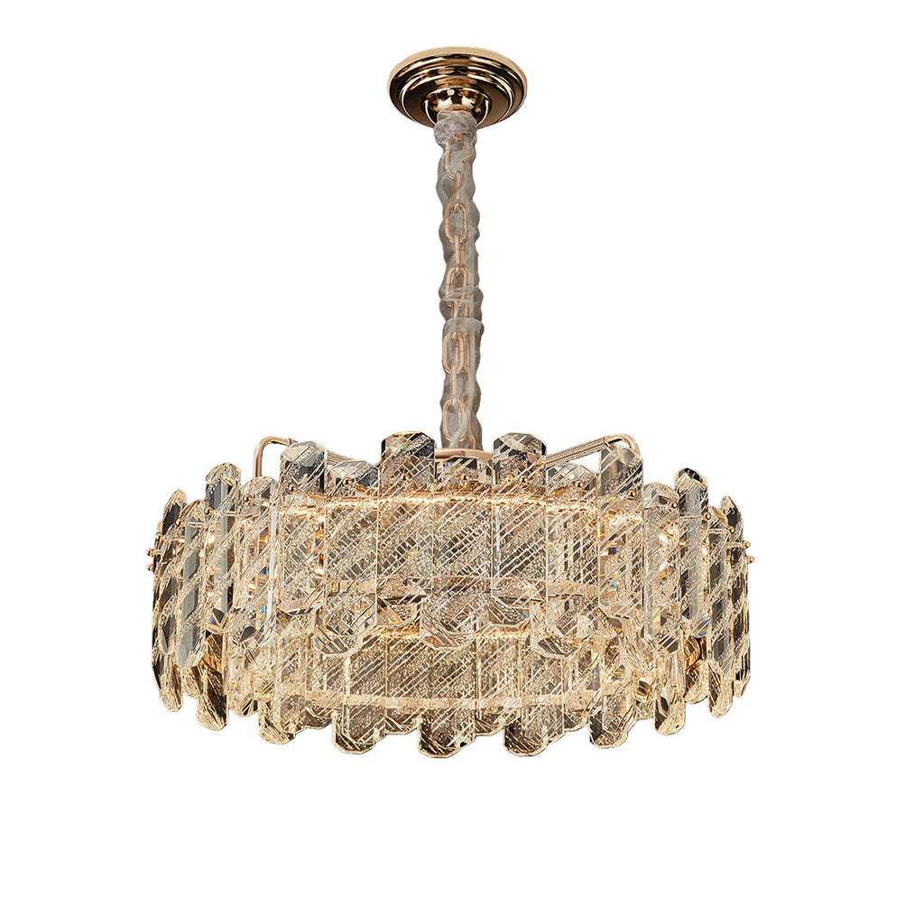 Luxury Nordic Crystal Chandelier - Carbon Steel Ceiling Light