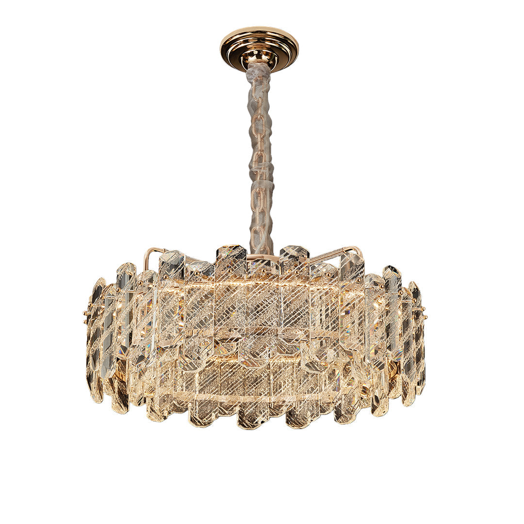 Luxury Nordic Crystal Chandelier - Carbon Steel Ceiling Light