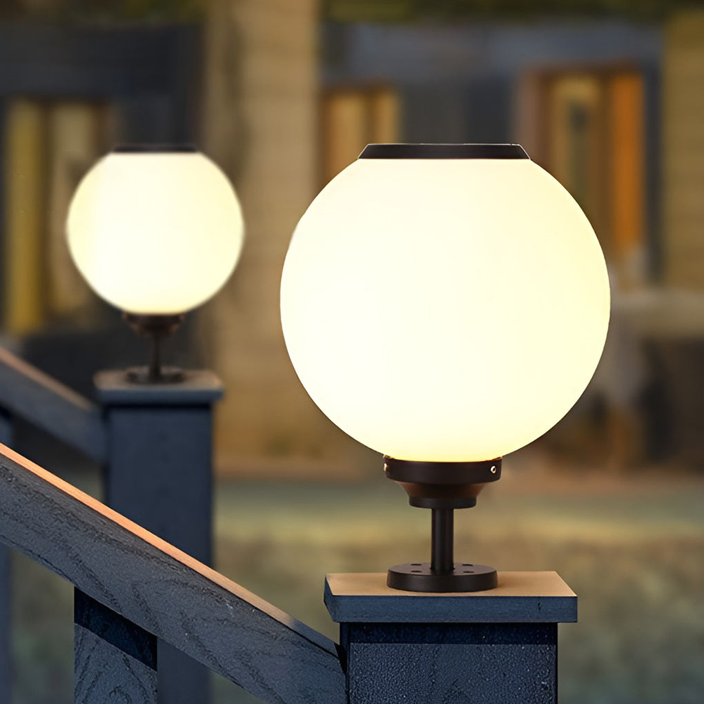 Premium Waterproof LED Solar Pillar Lights for Outdoor Use