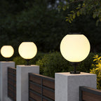 Premium Waterproof LED Solar Pillar Lights for Outdoor Gates