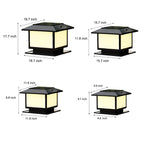 Premium Waterproof LED Outdoor Pillar Lights for Fences