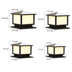 Premium Waterproof LED Outdoor Pillar Lights for Fences