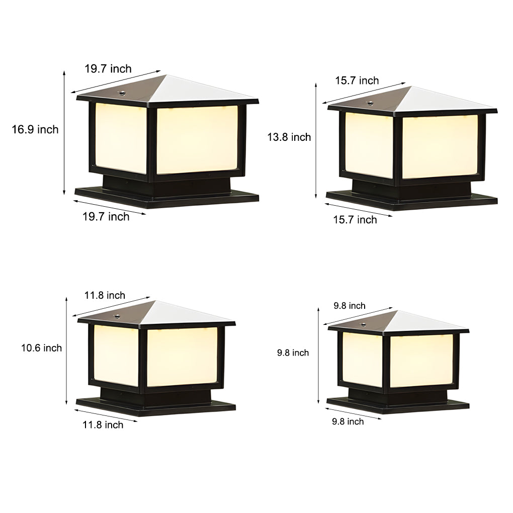 Premium Waterproof LED Outdoor Pillar Lights for Fences