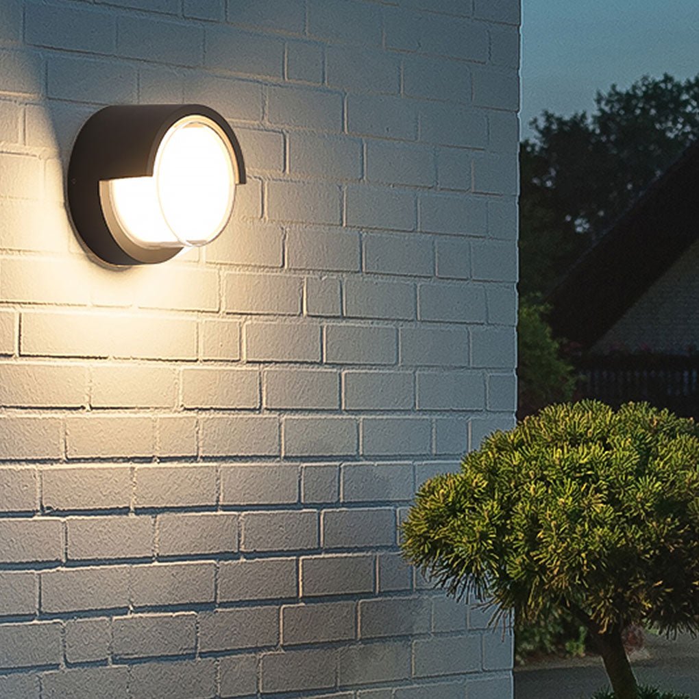 Minimalist Geometric Waterproof Outdoor Sconce Light