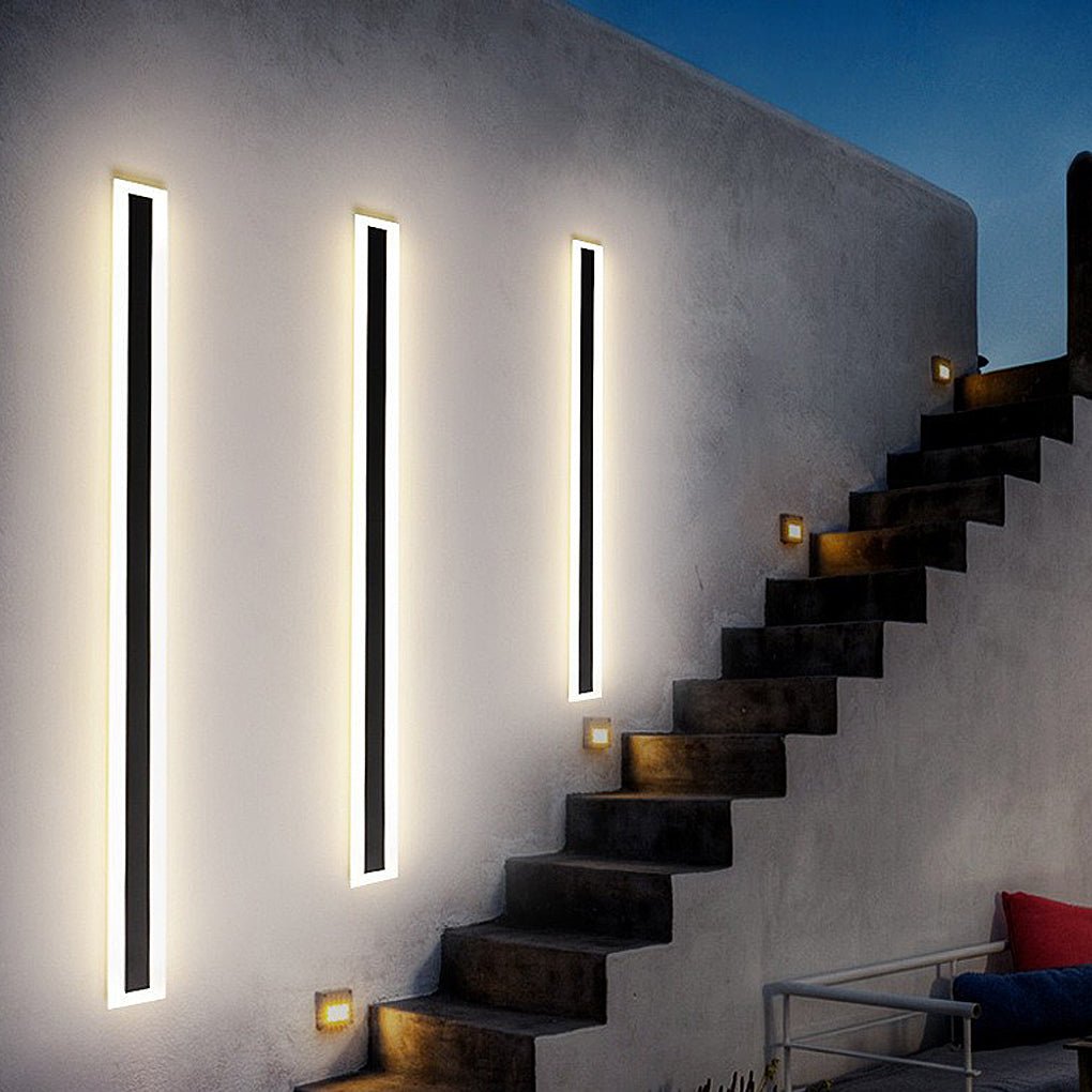 Premium Outdoor Linear Acrylic Wall Sconce