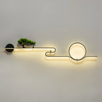 Premium Retro LED Outdoor Wall Sconce - Waterproof Tree Landscape Design