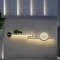 Premium Retro LED Outdoor Wall Sconce - Waterproof Tree Landscape Design