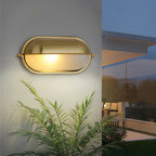 Retro Waterproof Oval Bulkhead Light - Industrial Style