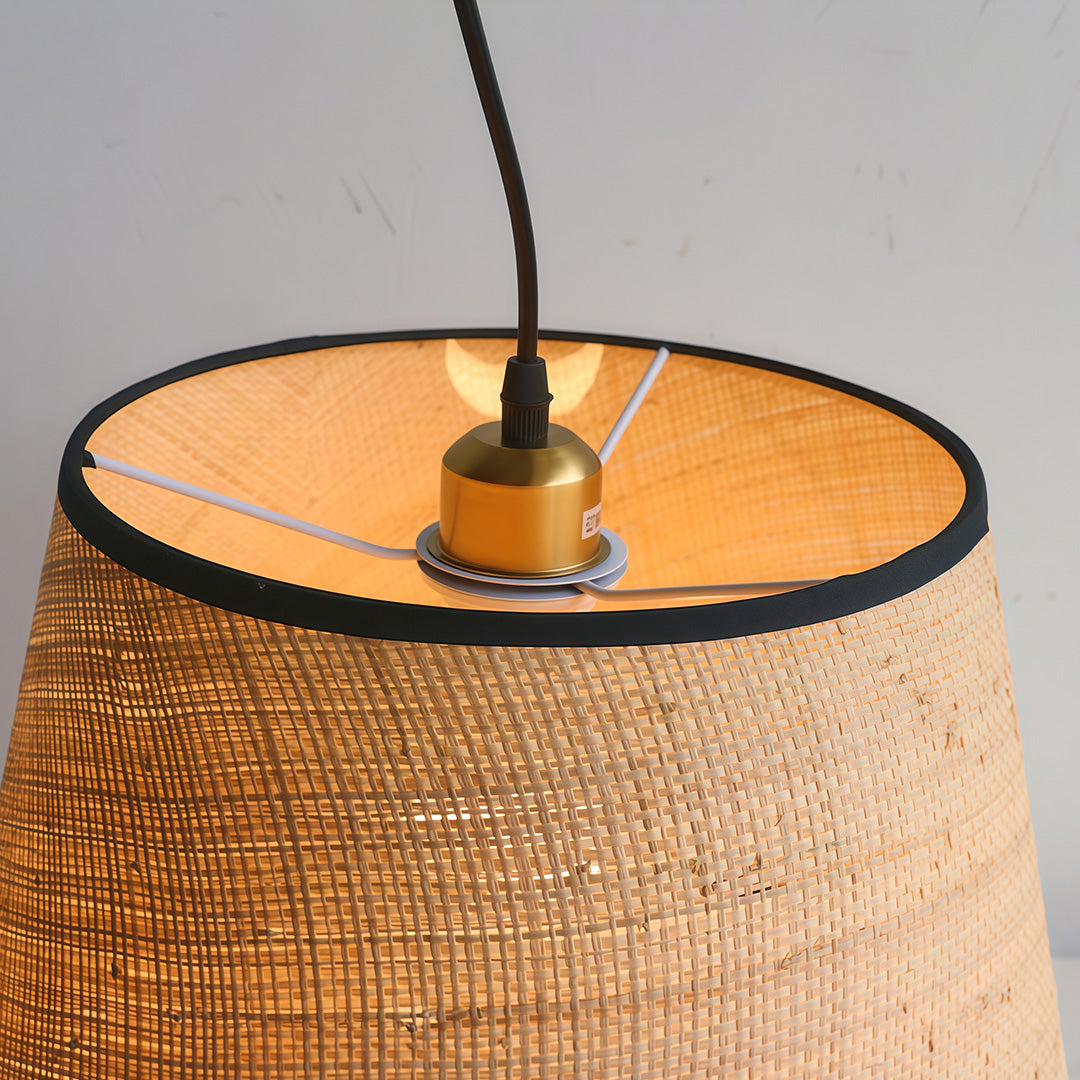 Japanese-Style Pendant Fabric Ceiling Light Shade