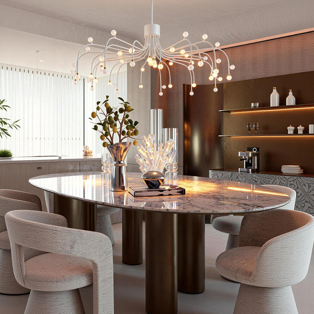 Adjustable Modern Retro Chandelier - Stylish Ceiling Light