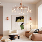 Adjustable Modern Retro Chandelier - Stylish Ceiling Light