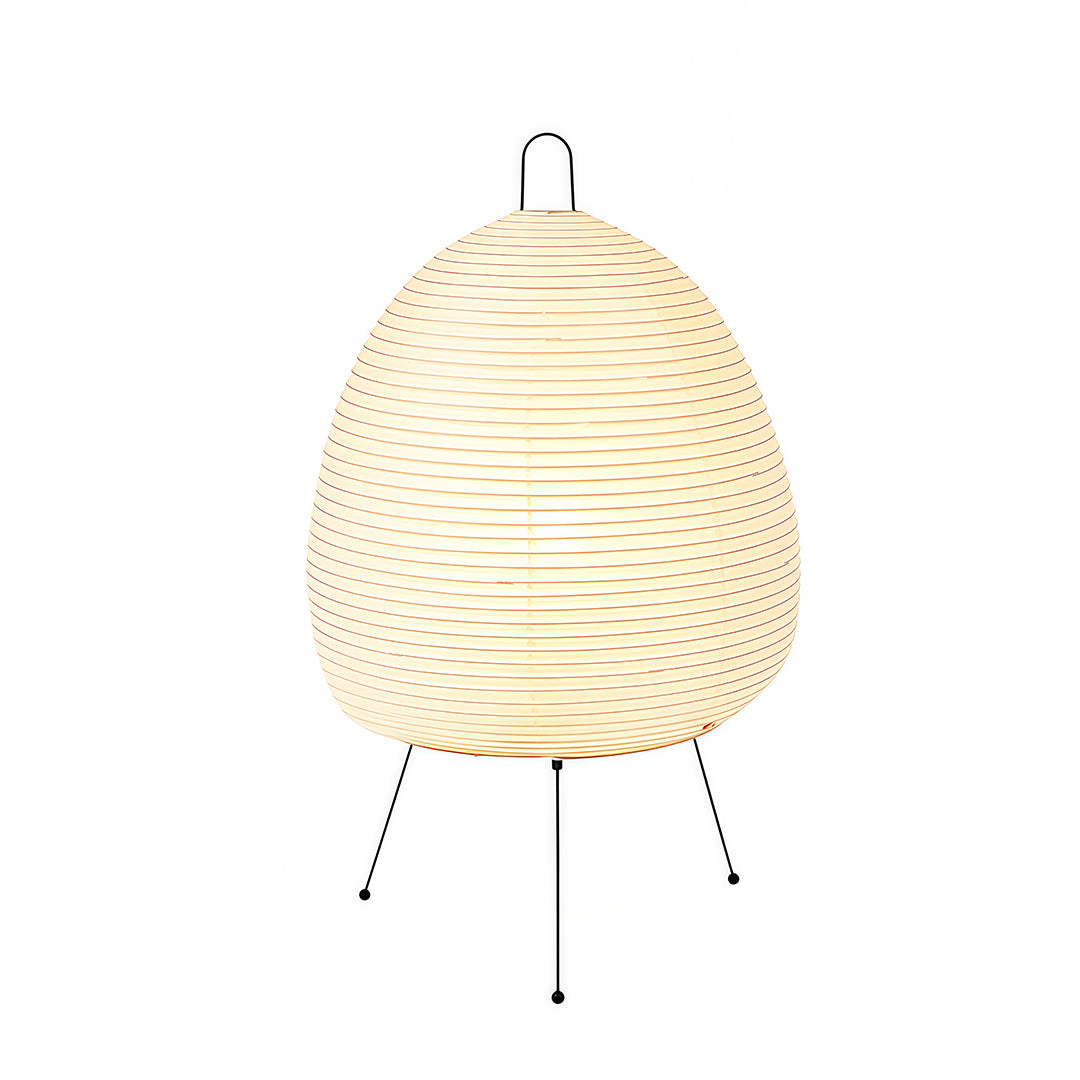 Minimalist Wabi-Sabi Rice Paper Table Lamp
