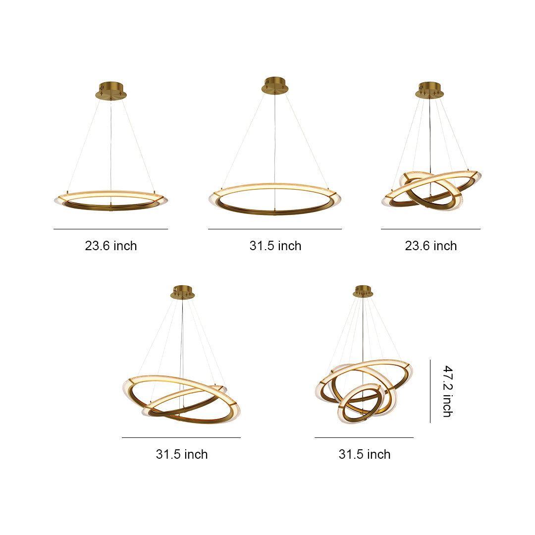 Luxury Modern Round Chandelier Ceiling Light