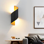 Premium Dual-Sided LED Spiral Wall Light - Waterproof Design