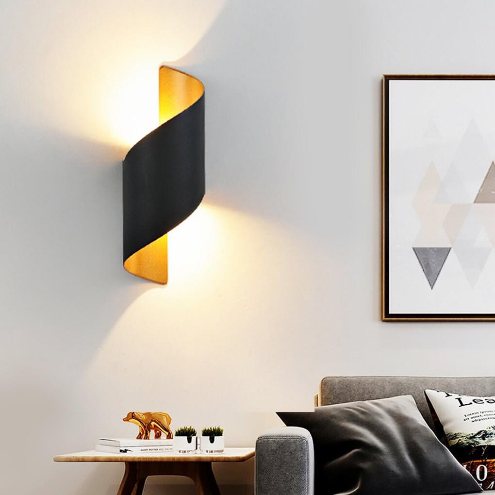 Premium Dual-Sided LED Spiral Wall Light - Waterproof Design