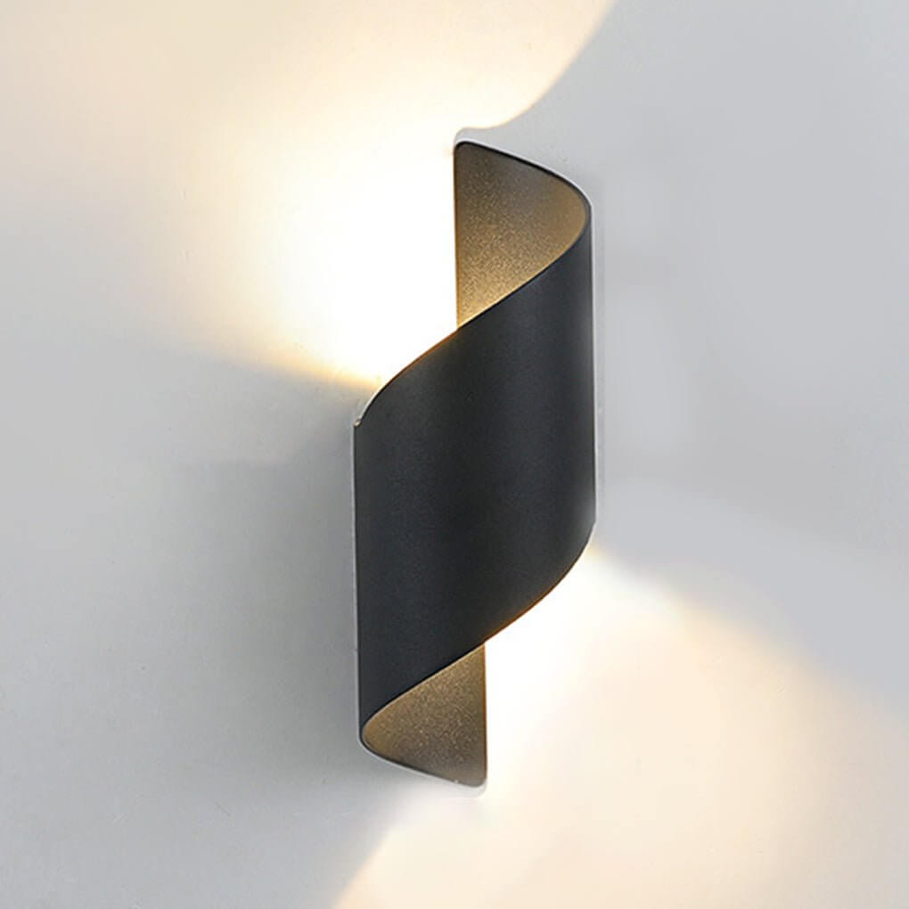 Premium Dual-Sided LED Spiral Wall Light - Waterproof Design