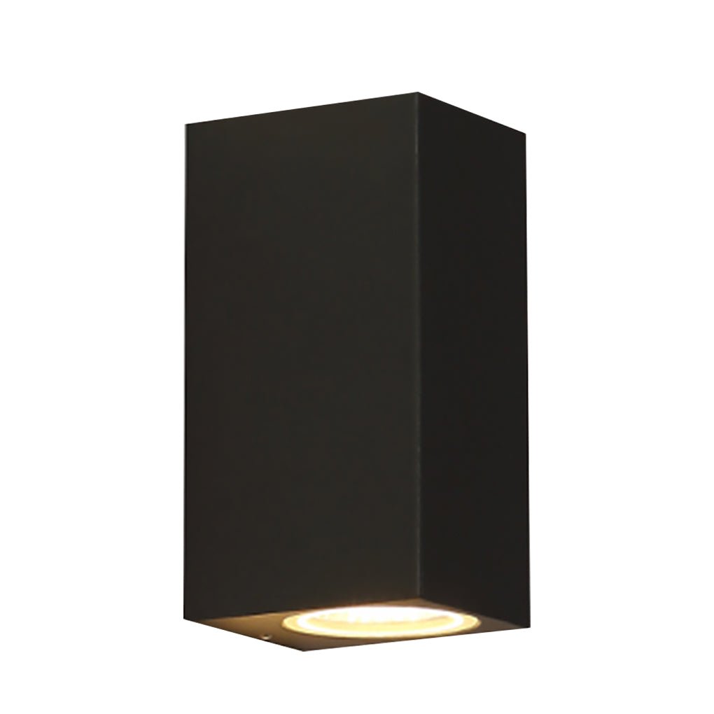 Rectangular Waterproof Outdoor Wall Lights - Up and Down Illumination