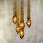 Artistic Crystal Stairway Chandelier Ceiling Light