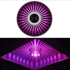 Contemporary Sunburst LED Ceiling Light Fixture