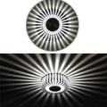 Contemporary Sunburst LED Ceiling Light Fixture