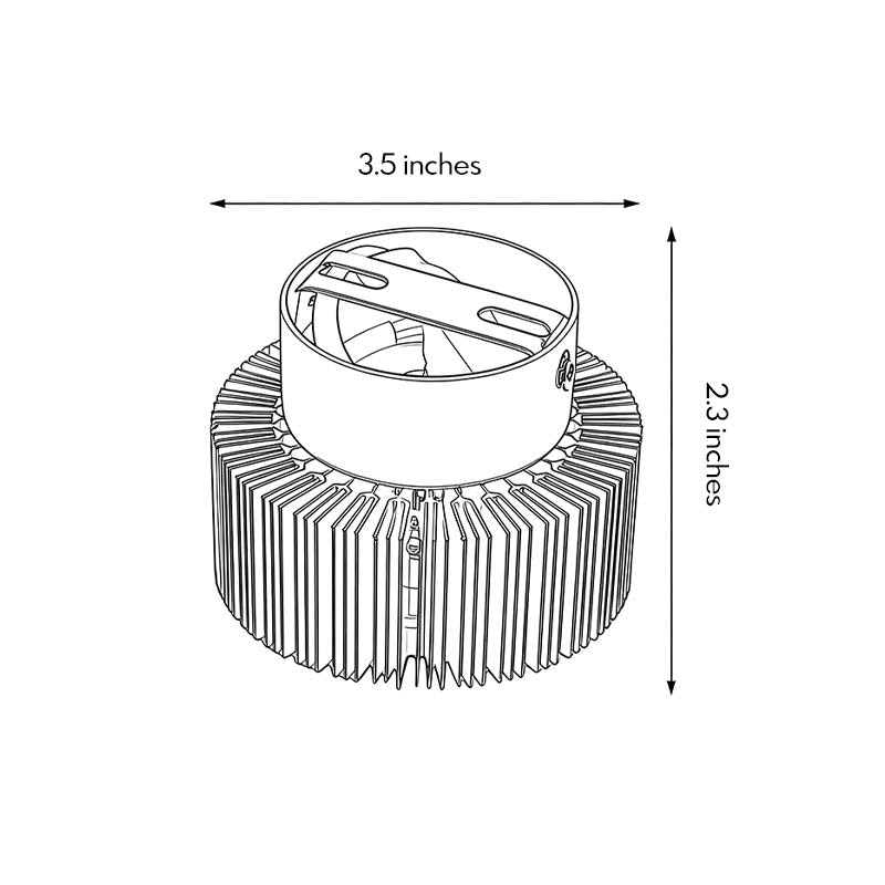 Contemporary Sunburst LED Ceiling Light Fixture