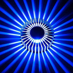 Contemporary Sunburst LED Ceiling Light Fixture