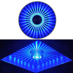 Contemporary Sunburst LED Ceiling Light Fixture