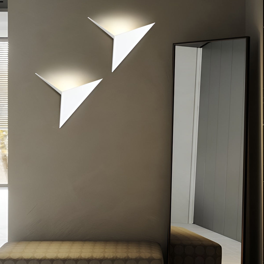 Geometric Triangle LED Wall Sconce - Modern Home Lighting