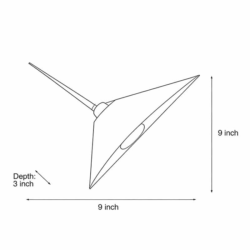 Geometric Triangle LED Wall Sconce - Modern Home Lighting