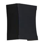 Modern Black LED Outdoor Wall Lights - Up and Down Design