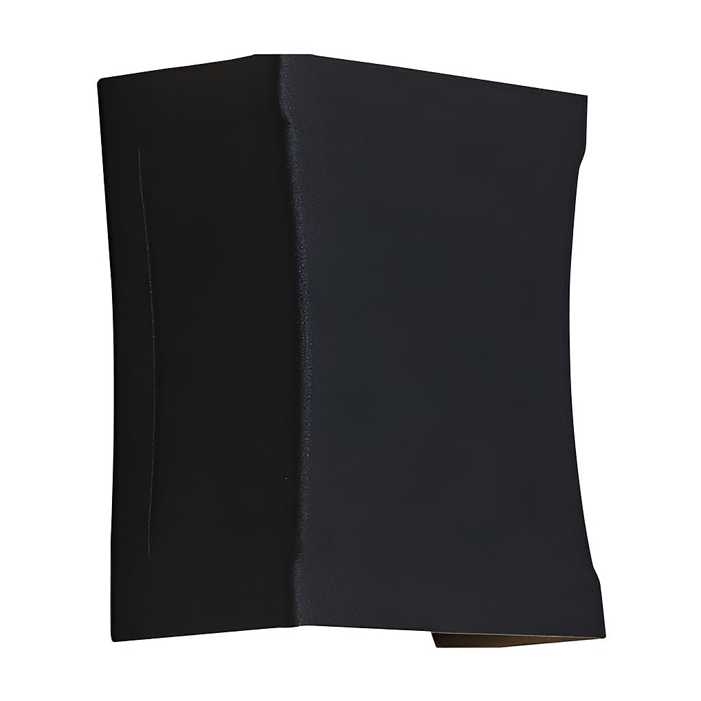 Modern Black LED Outdoor Wall Lights - Up and Down Design