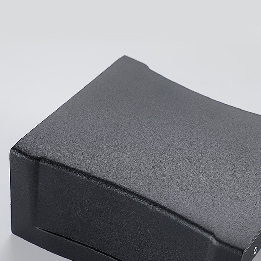 Modern Black LED Outdoor Wall Lights - Up and Down Design