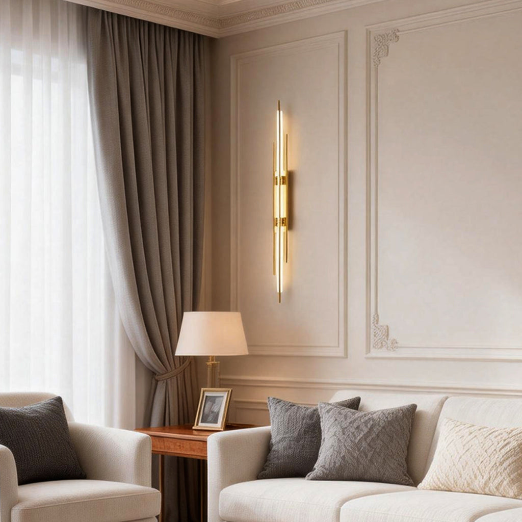 Modern LED Tube Sconce - Acrylic Wall Light