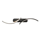 Contemporary S-Shaped LED Wall Sconce